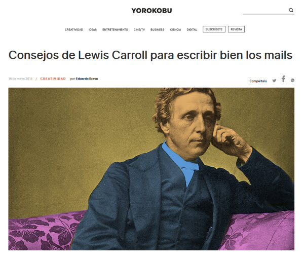 Lewis Carroll i els mails