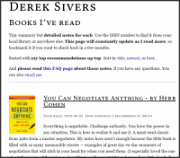 Derek Sivers Book Notes